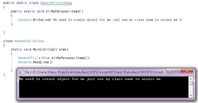Output for the above program